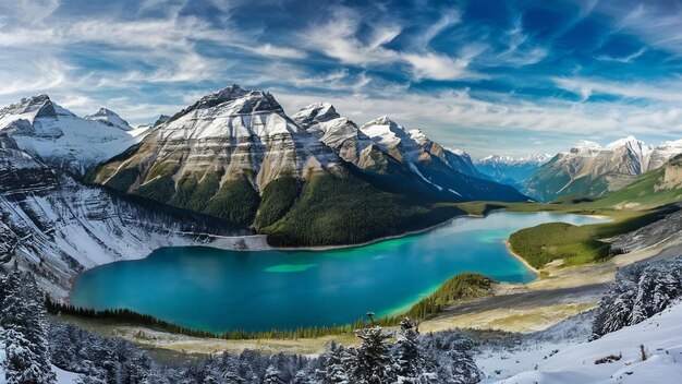 Beautiful view of banff national park