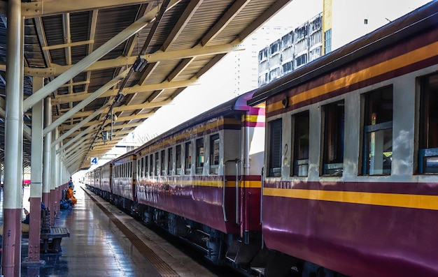 A beautiful view of bangkok train station located in bangkok
thailand