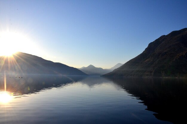 Photo beautiful view of the bay in the morning