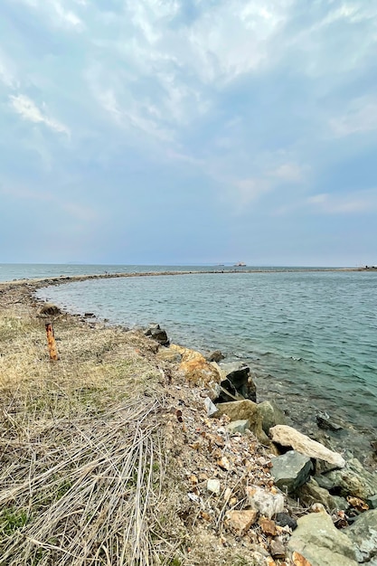 湾と海の美しい景色