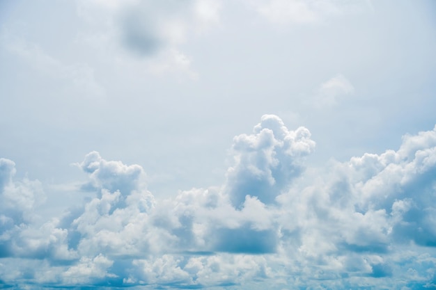 Beautiful view of blue sky with clouds at sunrise Partly cloudyBackground cloud summer Cloud summer Sky cloud clear with sunset Natural sky cinematic beautiful yellow and white texture background