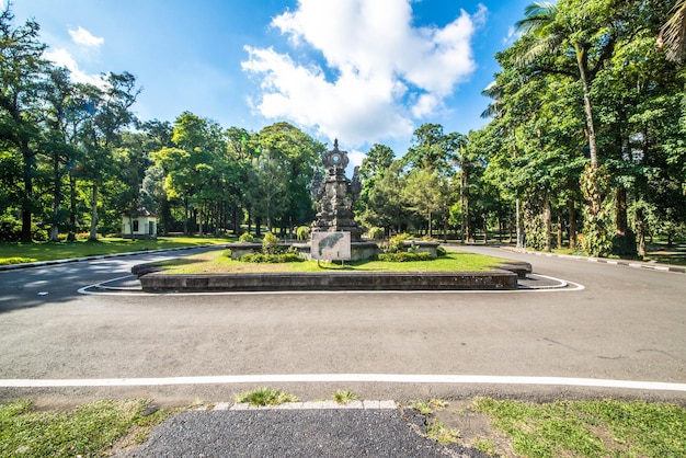 A beautiful view of Botanical Garden located in Bali Indonesia