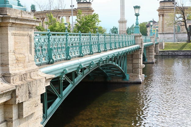 Beautiful view of bridge over river