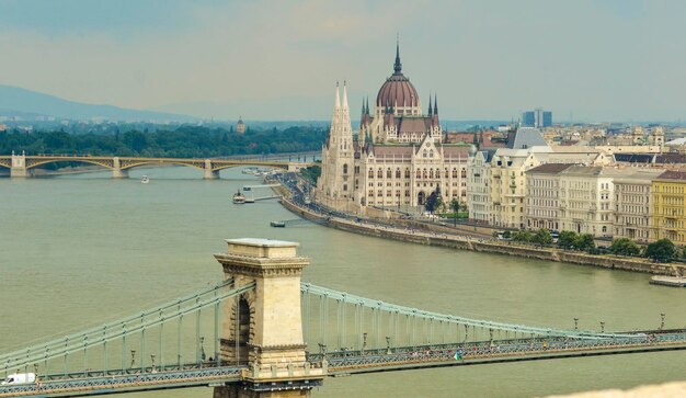 A beautiful view of Budapest city located in Hungary