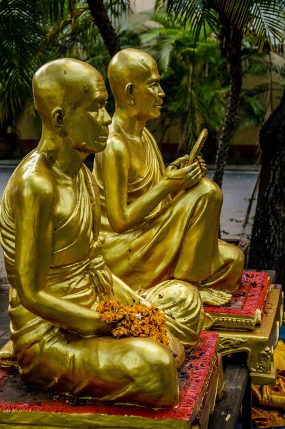 A beautiful view of buddhist temple located in Chiang Mai Thailand