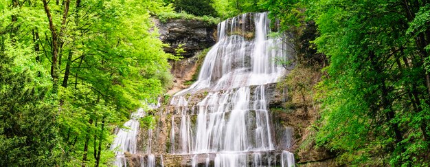 Beautiful view of Cascade du Herisson France