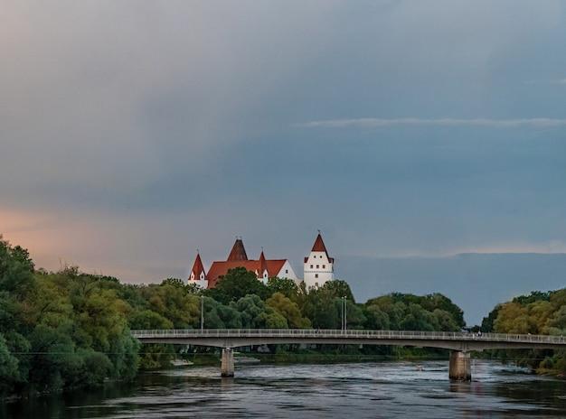 Beautiful view of the city of Ingolstadt