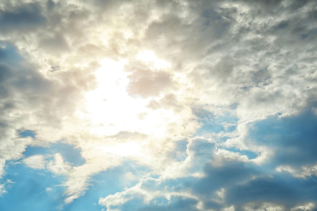 Beautiful view of clouds in the sky