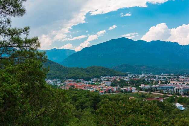 Kemer Antalya Turkey 근처 해안의 아름다운 전망 Kemer Antalya 지중해 지역 터키 Lycia