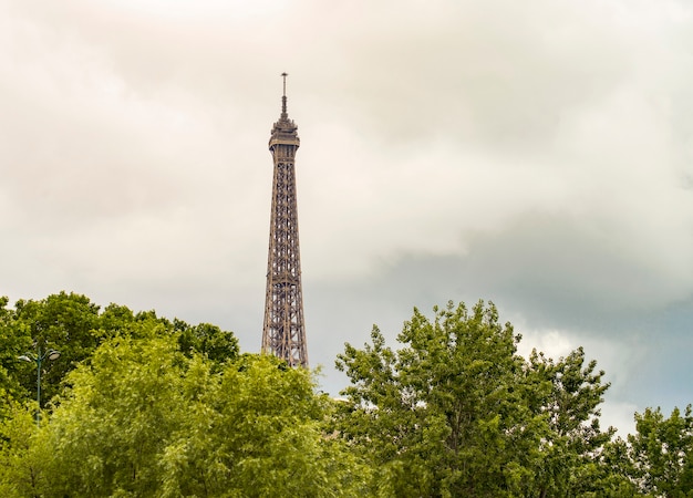 Beautiful view of Eiffel tower, Paris, France. Europe