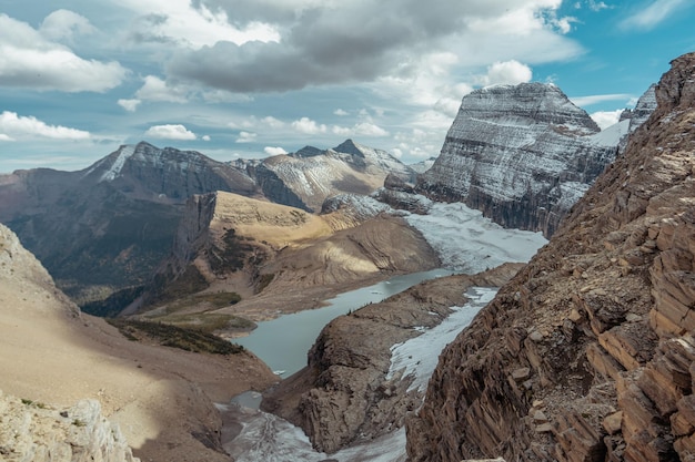 Beautiful view of Glacier National Park in Montana