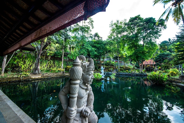 A beautiful view of Gunung Kawi Sebatu temple located in Bali Indonesia