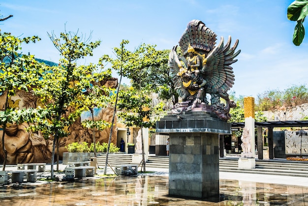 A beautiful view of GWK Garuda Wisnu Kencana Park located in Bali Indonesia