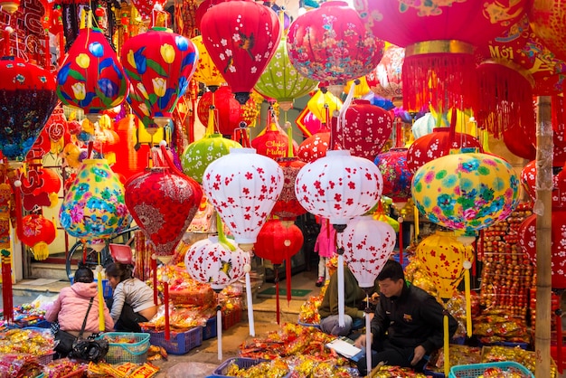 Una bellissima vista di hanoi in vietnam