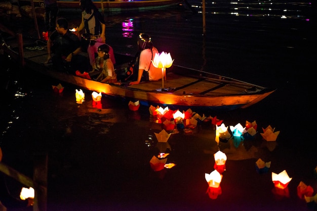 Una bellissima vista di hoi an in vietnam