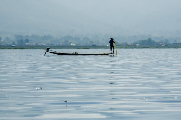 A beautiful view of Inle Lake Myanmar