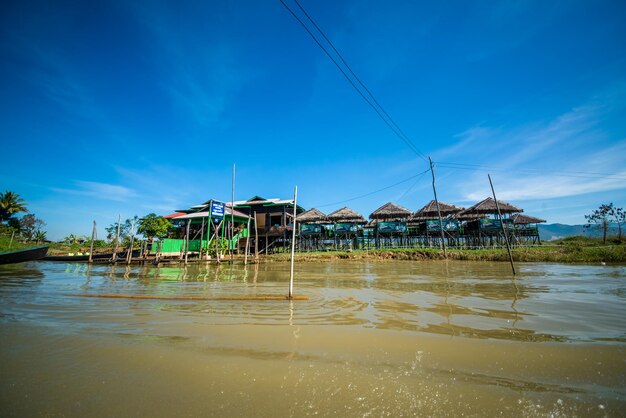 A beautiful view of Inle Lake Myanmar