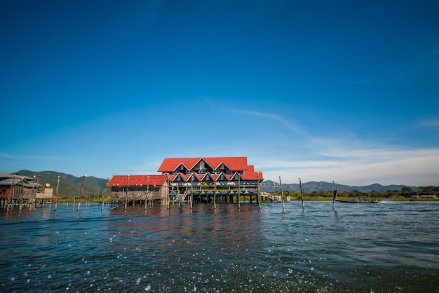 A beautiful view of Inle Lake Myanmar