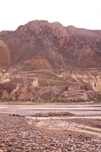 Beautiful view of Jomsom valley in Low Mustang, Nepal