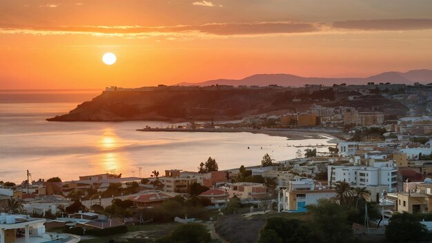 Photo beautiful view of the kyrenia bay in kyrenia girne north cyprus