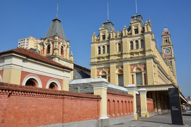 A beautiful view of Luz Train Station located in Sao Paulo Brazil