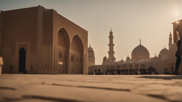 beautiful view of Madina Islamic background