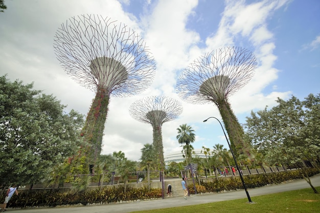 A beautiful view of Marina Bay Sands in Singapore