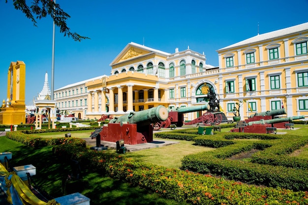 A beautiful view of Ministry of Defense located in Bangkok Thailand