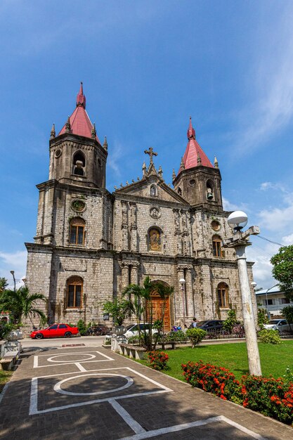 Beautiful view of the Molo Church in Iloilo City Philippines