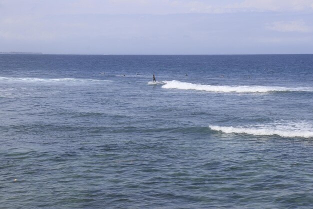 A beautiful view of Nusa Dua Beach in Bali Indonesia