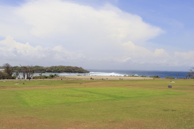 A beautiful view of Nusa Dua Beach in Bali Indonesia