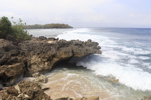 A beautiful view of Nusa Dua beach in Bali Indonesia