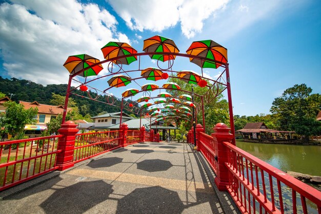 Photo a beautiful view of oriental village in langkawi malaysia