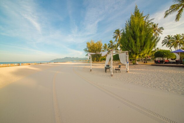A beautiful view of Pantai Cenang Beach Langkawi Malaysia