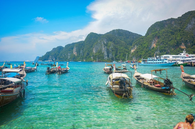 タイにあるピピ島の美しい景色