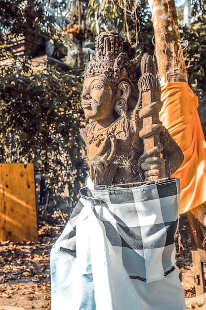 A beautiful view of Pura Tirta Empul temple located in Bali Indonesia