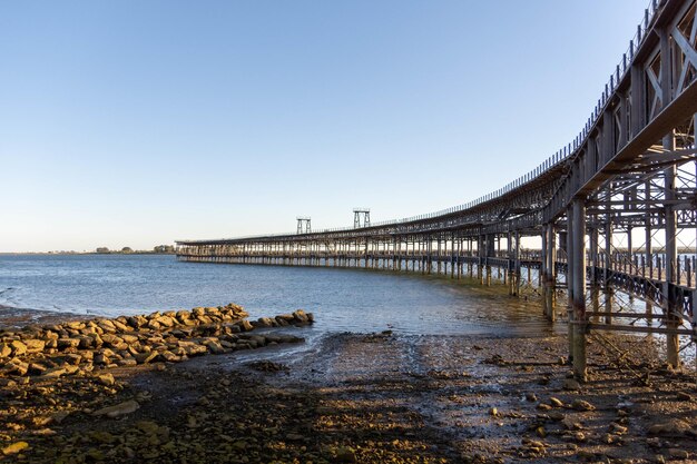 Photo beautiful view of rio tinto in huelva andalusia spain