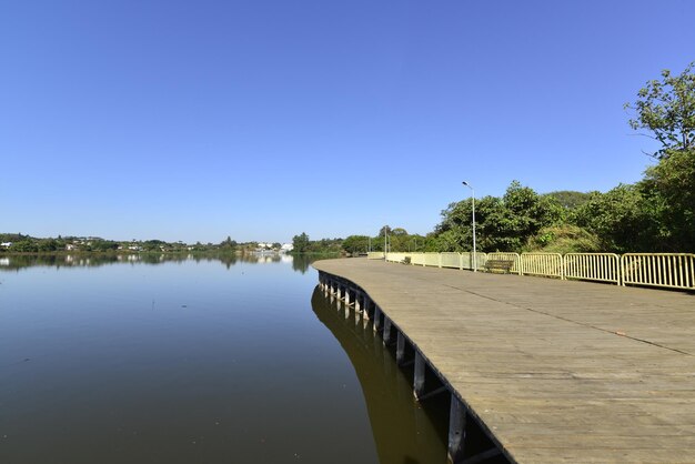 ブラジルの首都ブラジリアにあるサウスデッキパークの美しい景色