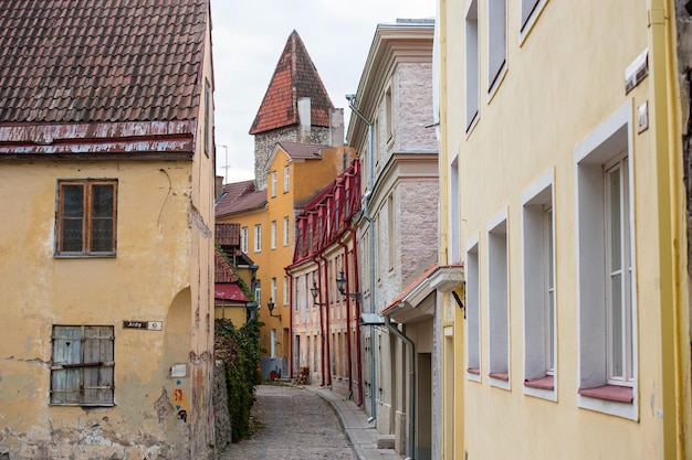 Beautiful view of Tallinn's historic centre.