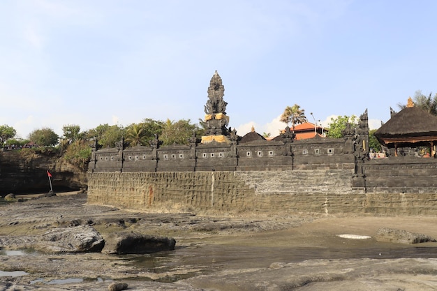 A beautiful view of Tanah Lot temple located in Bali Indonesia