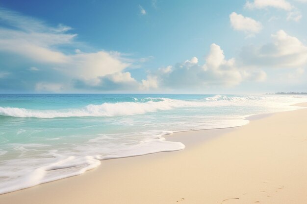 Beautiful view of a tree on the sandy beach