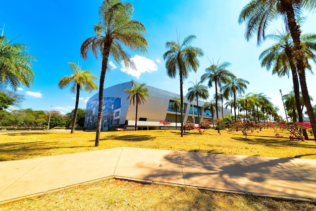 A beautiful view of Ulysses Guimaraes Convention Center located in Brasilia Brazil