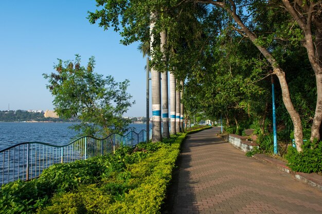 Beautiful view of upper lake bhopal madhya pradesh india