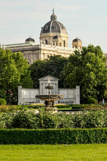 A beautiful view of Vienna located in Austria