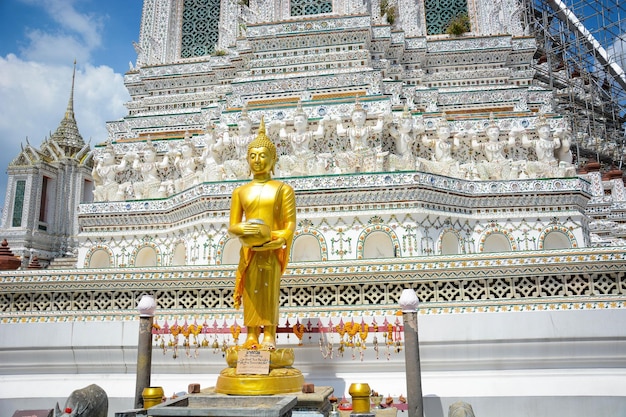 A beautiful view of Wat Arun temple located in Bangkok Thailand