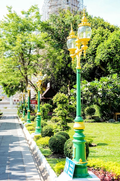 タイのバンコクにあるワットアルン寺院の美しい景色