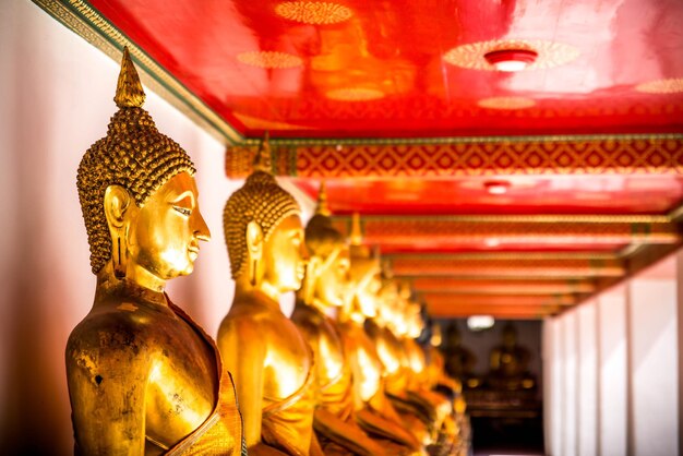 A beautiful view of Wat Pho Temple located in Bangkok Thailand