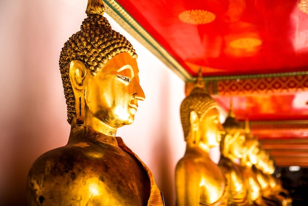 A beautiful view of Wat Pho Temple located in Bangkok Thailand