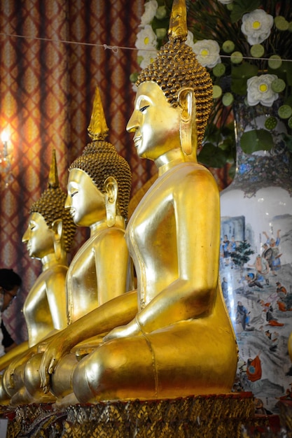 A beautiful view of Wat Songkran Temple located in Bangkok Thailand