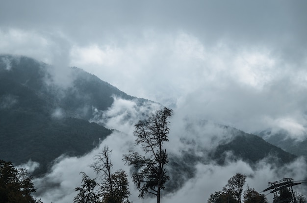 Beautiful views in Krasnaya Polyana